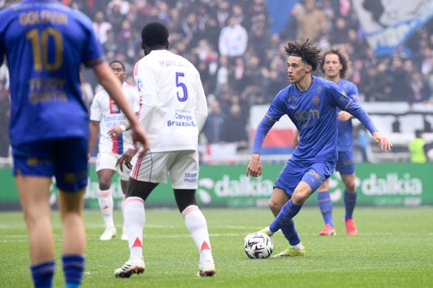 Olympique Lyonnais v AS Monaco - Ligue 1 McDonald s 2025 2026 11 Maghnes AKLIOUCHE (asm) during the Ligue 1 McDonald s match between Lyon and Monaco at Groupama Stadium on March 22, 2026 in Lyon, France. Lyon France  Copyright: xFEPx 776348333