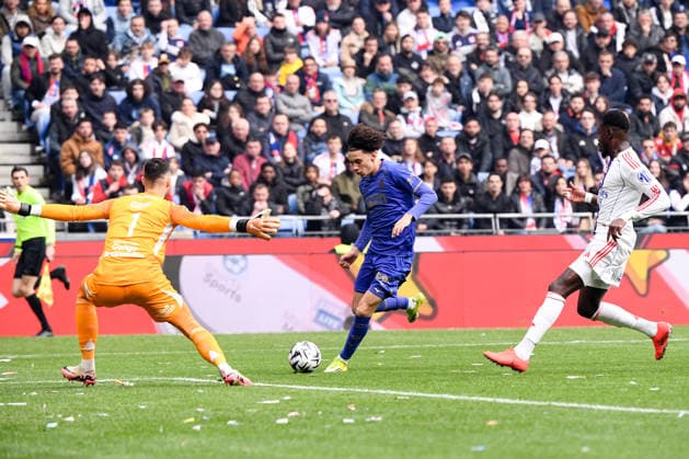 Olympique Lyonnais v AS Monaco - Ligue 1 McDonald s 2025 2026 11 Maghnes AKLIOUCHE (asm) during the Ligue 1 McDonald s match between Lyon and Monaco at Groupama Stadium on March 22, 2026 in Lyon, France. Lyon France  Copyright: xFEPx 776348333