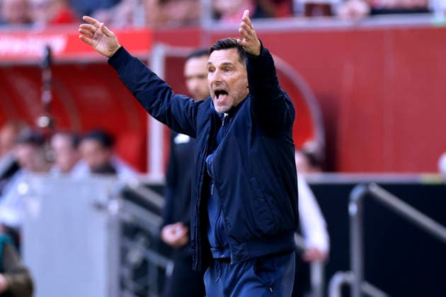 LEITL Stefan Trainer Team Hertha BSC 2. Fussball Bundesliga Saison 2025-2026 Spiel Fortuna Duesseldorf - Hertha BSC 2 : 5 am 22.03. 2026 in Duesseldorf DFL REGULATIONS PROHIBIT ANY USE OF PHOTOGRAPHS as IMAGE SEQUENCES and or QUASI-VIDEO