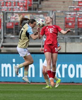 22.03.2026 - Fussball - Saison 2025 2026 - 1. Frauen - Fussball - Bundesliga - 21. Spieltag: 1. FC Nürnberg FCN ( Club ) - 1. FC Köln - Sportfoto Zink DaMa - xdaxmax - Lara Meroni (11, 1. FC Nürnberg FCN ) Carlotta Imping (14, 1. FC Köln )
