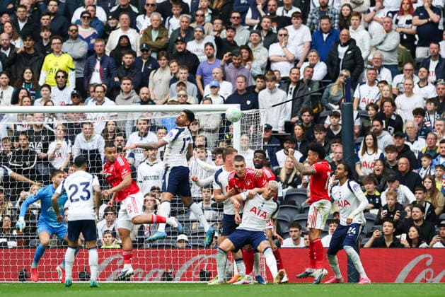 Tottenham Hotspur v Nottingham Forest, Premier League Nottingham Forest forward Igor Jesus (19) scores a GOAL 0-1 during the Tottenham Hotspur v Nottingham Forest Premier League match at the Tottenham Hotspur Stadium, London, England on 22 March 2026 Credit: Phil Duncan Every Second Media Editorial use only. All images are copyright Every Second Media Limited. No images may be reproduced without prior permission. All rights reserved. Premier League and Football League images are subject to licensing agreements with Football DataCo Limited. see https: www.football-dataco.com Copyright: xIMAGO EveryxSecondxMediax ESM-1867-0036 PhilxDuncanx xEveryxSecondxMediax