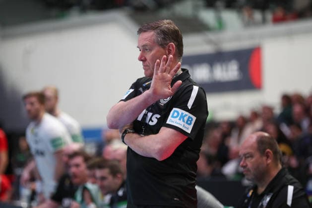 22.03.2026, xgox, Handball, EM-Qualifikation, Deutschland - Aegypten emspor v.l. Alfred Gislason (Deutschland, Trainer) Bremen