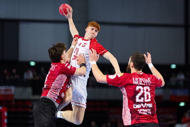 2026.03.22 Ostrow Wielkopolski pilka reczna II Runda Eliminacji Mistrzostwa Swiata 2027 Polska - Lotwa N z Piotr Mielczarski Foto Pawel Andrachiewicz PressFocus 2026.03.22 Ostrow Wielkopolski Handball - Qualification Europe Phase 2 IHF Men World Handball Championship 2027 Poland - Latvia Piotr Mielczarski Credit: Pawel Andrachiewicz PressFocus NEWSPIX.PL --- newspix.pl 