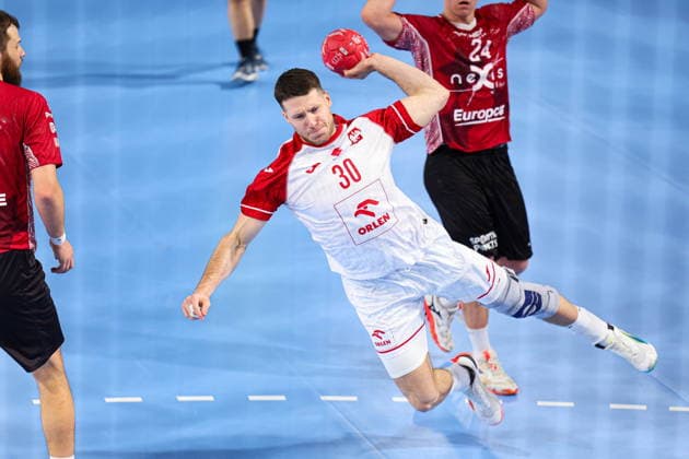 2026.03.22 Ostrow Wielkopolski pilka reczna II Runda Eliminacji Mistrzostwa Swiata 2027 Polska - Lotwa N z Wiktor Marian Tomczak Foto Pawel Andrachiewicz PressFocus 2026.03.22 Ostrow Wielkopolski Handball - Qualification Europe Phase 2 IHF Men World Handball Championship 2027 Poland - Latvia Wiktor Marian Tomczak Credit: Pawel Andrachiewicz PressFocus NEWSPIX.PL --- newspix.pl 