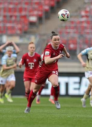 22.03.2026 - Fussball - Saison 2025 2026 - 1. Frauen - Fussball - Bundesliga - 21. Spieltag: 1. FC Nürnberg FCN ( Club ) - 1. FC Köln - Sportfoto Zink DaMa - xdaxmax - Marina Hegering (33, 1. FC Köln )