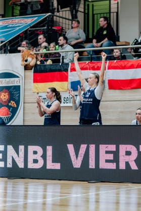 BB-1BL Damen Syntainics MBC Lions - TK Hannover Luchse Anna Alborova (GISA Lions MBC) waehrend der Saison 2025-2026 in der DBBL Toyota Bundesliga Syntainics MBC Lions und TK Hannover Luchse in der SWH Arena am 22. March 2026 in Halle Saale, Sachsen Anhalt, Deutschland