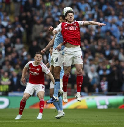 Manchester City v Arsenal, EFL Cup Final 22.03.26 Manchester City v Arsenal, EFL Cup Final Bradley Ormesher The Times Declan Rice of Arsenal and Rodri of Manchester City  Copyright: xBradleyxOrmesherx NINTCHDBPICT001068720013