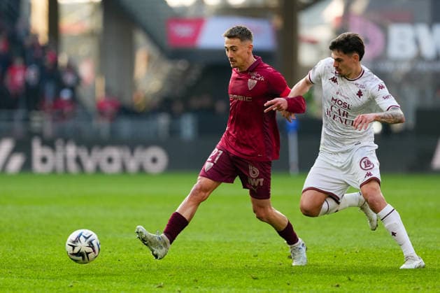 Stade Rennais FC v FC Metz - Ligue 1 McDonald s 2025 2026 21 Valentin RONGIER (srfc) during the Ligue 1 McDonald s match between Rennes and Metz at Roazhon Park on March 22, 2026 in Rennes, France. Rennes France  Copyright: xFEPx 776348336