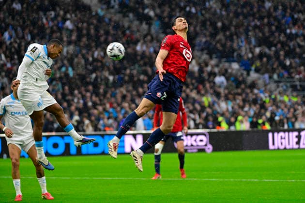 FOOTBALL : Olympique de Marseille VS LOSC - Ligue 1 McDonald s - 22 03 2026 Ligue 1 McDonald™s match between Olympique de Marseille and LOSC on March 22, 2026 at the Orange Velodrome Stadium in Marseille. MarseilleFrance  Copyright: xWilliamxCannarellax