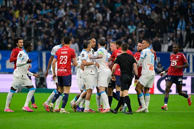 FOOTBALL : Olympique de Marseille VS LOSC - Ligue 1 McDonald s - 22 03 2026 Ligue 1 McDonald™s match between Olympique de Marseille and LOSC on March 22, 2026 at the Orange Velodrome Stadium in Marseille. MarseilleFrance  Copyright: xWilliamxCannarellax
