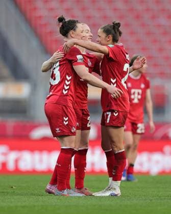 22.03.2026 - Fussball - Saison 2025 2026 - 1. Frauen - Fussball - Bundesliga - 21. Spieltag: 1. FC Nürnberg FCN ( Club ) - 1. FC Köln - Sportfoto Zink DaMa - xdaxmax - Marina Hegering (33, 1. FC Köln ) ??? Laura Feiersinger (27, 1. FC Köln )