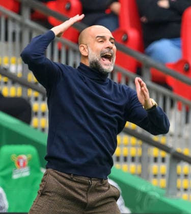 22 March 2026 - Arsenal v Manchester City - Carabao Cup Final - Wembley. Arsenal v Manchester City - Carabao Cup Final - Wembley. Manchester City Manager Pep Guardiola. Picture : Mark Pain London England  Copyright: xMarkxPainx