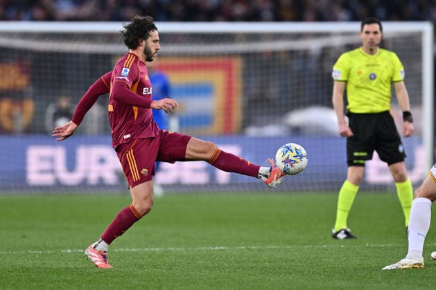 Mario Hermoso of A.S. Roma is in action during the 30th day of the Serie A Championship between A.S. Roma and U.S. Lecce at the Olympic Stadium on March 22, 2026 in Rome, Italy.  Copyright: xDomenicoxCippitelli IPAxSportx xipa-agency.netx xx IPA_73299563 IPA_Agency_IPA73299563