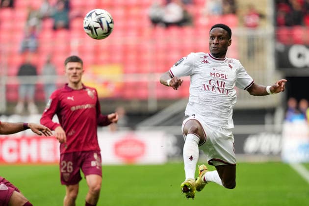 Stade Rennais FC v FC Metz - Ligue 1 McDonald s 2025 2026 70 Bouna SARR (fcm) during the Ligue 1 McDonald s match between Rennes and Metz at Roazhon Park on March 22, 2026 in Rennes, France. Rennes France  Copyright: xFEPx 776348336