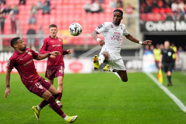 Stade Rennais FC v FC Metz - Ligue 1 McDonald s 2025 2026 70 Bouna SARR (fcm) during the Ligue 1 McDonald s match between Rennes and Metz at Roazhon Park on March 22, 2026 in Rennes, France. Rennes France  Copyright: xFEPx 776348336