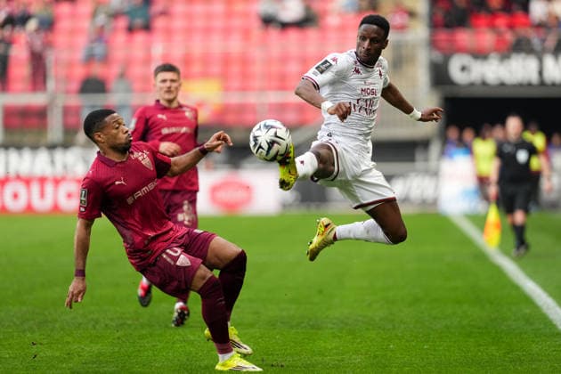 Stade Rennais FC v FC Metz - Ligue 1 McDonald s 2025 2026 70 Bouna SARR (fcm) during the Ligue 1 McDonald s match between Rennes and Metz at Roazhon Park on March 22, 2026 in Rennes, France. Rennes France  Copyright: xFEPx 776348336