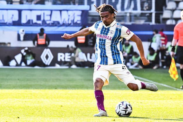 FOOTBALL : Paris FC vs Le Havre AC - Ligue 1 - JournÃ e 27 - 22 03 2026 Enzo Koffi (AC Le Havre) ParisFrance  Copyright: xBaptistexAutissierx