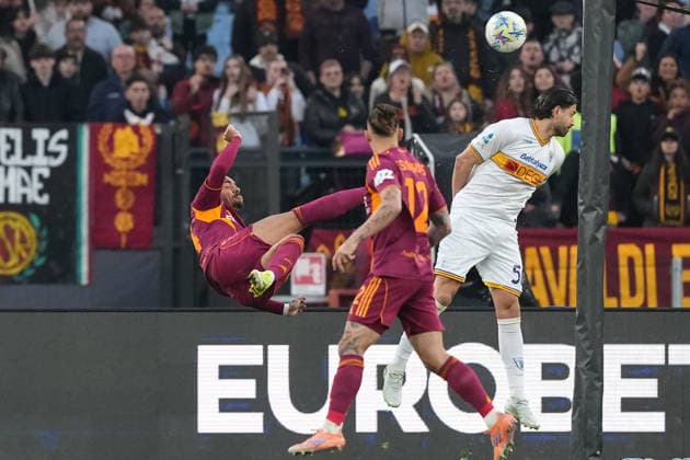 Donyell Malen of AS Roma during the Serie A 2025 2026 football match between AS Roma and US Lecce at Stadio Olimpico in Rome (Italy), March 22, 2026. AntoniettaxBaldassarre