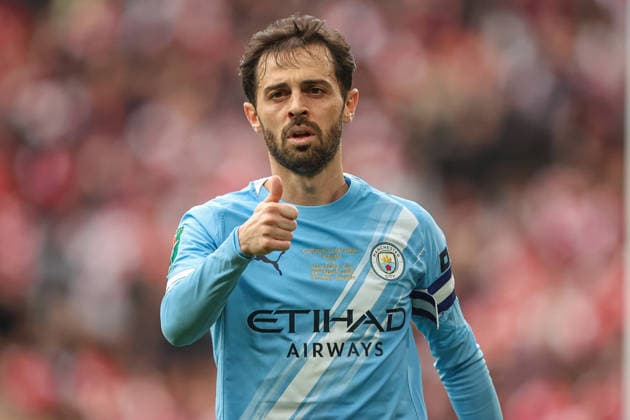 Arsenal v Manchester City - Carabao Cup Final Bernardo Silva of Manchester City reacts during the Carabao Cup Final match between Arsenal and Manchester City at Emirates Stadium in London, United Kingdom, on March 22, 2026. London United Kingdom  Copyright: xNewsxImagesx originalFilename:cosgrove-carabaoc260322_npCiK.jpg
