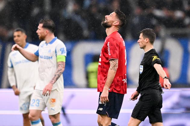 Olympique de Marseille v Lille OSC - Ligue 1 McDonald s 2025 2026 09 Olivier GIROUD (losc) during the Ligue 1 McDonald s match between Marseille and Lille at Stade Velodrome on March 22, 2026 in Marseille, France. Marseille France  Copyright: xFEPx 776348334