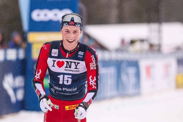 260322 Einar Hedegart of Norway competes in men s 20 km mass start during the FIS Cross-Country World Cup on March 22, 2026 in Lake Placid. Photo: Dustin Satloff BILDBYRAN kod XY XY0106 skidor cross-country skiing langrenn världscupen fis cross country world cup sverige fis cross-country world cup bbeng masstart norge *** 260322 Einar Hedegart of Norway competes in men s 20 km mass start during the FIS Cross Country World Cup on March 22, 2026 in Lake Placid Photo Dustin Satloff BILDBYRAN kod XY XY0106 skidor cross country skiing langrenn världscupen fis cross country world cup sverige fis cross country world cup bbeng masstart norge  Copyright: DUSTINxSATLOFF BB260322ZK066