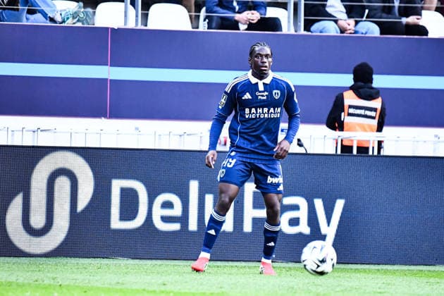 FOOTBALL : Paris FC vs Le Havre AC - Ligue 1 - JournÃ e 27 - 22 03 2026 Nhoa Sangui (Paris FC) ParisFrance  Copyright: xBaptistexAutissierx