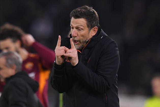 Foto IPP Luciano Adriani Roma 22 03 2026 Campionato di Calcio Serie A 2025 2026 Roma vs Lecce Nella foto: Eusebio Di Francesco Italy Photo Press - World Copyright Roma italy Italia ITALY  Copyright: xR4924_italyphotopressx