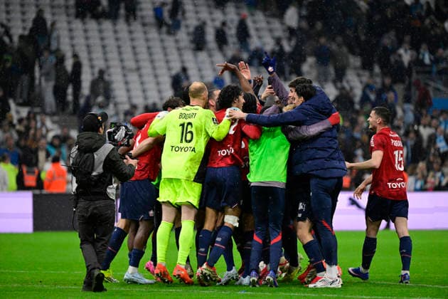 FOOTBALL : Olympique de Marseille VS LOSC - Ligue 1 McDonald s - 22 03 2026 Joy LOSC - Victory - Ligue 1 McDonald™s match between Olympique de Marseille and LOSC on March 22, 2026 at the Orange Velodrome Stadium in Marseille. MarseilleFrance  Copyright: xWilliamxCannarellax