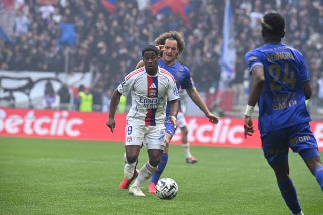 Football : Olympique Lyonnais v AS Monaco - French ligue 1- 22 03 2026 ENDRICK of Lyon during the French ligue 1 match between Olympique Lyonnais and AS Monaco at Groupama Stadium Decines Charpieu Lyon on March 22, 2026 , France LYONFrance  Copyright: xMouradxAllilix