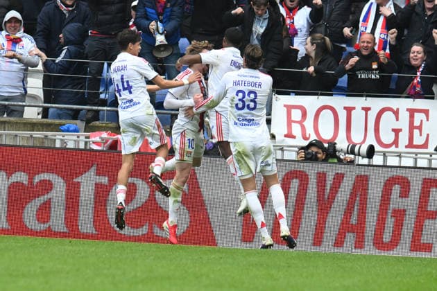 Football : Olympique Lyonnais v AS Monaco - French ligue 1- 22 03 2026 Pavel SULC scoring goal of Lyon during the French ligue 1 match between Olympique Lyonnais and AS Monaco at Groupama Stadium Decines Charpieu Lyon on March 22, 2026 , France LYONFrance  Copyright: xMouradxAllilix