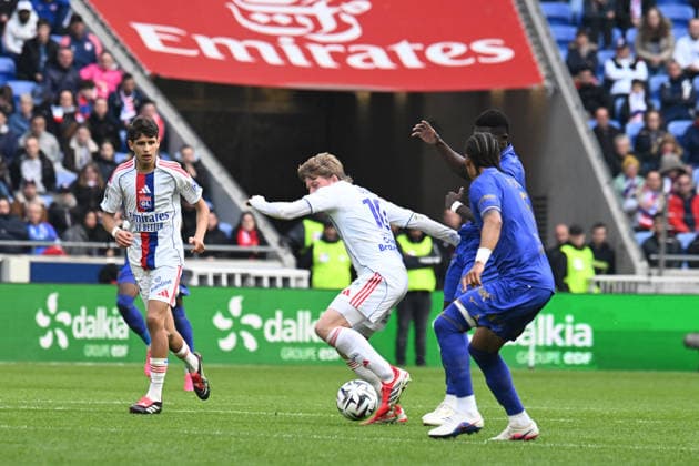 Football : Olympique Lyonnais v AS Monaco - French ligue 1- 22 03 2026 Pavel SULC of Lyon during the French ligue 1 match between Olympique Lyonnais and AS Monaco at Groupama Stadium Decines Charpieu Lyon on March 22, 2026 , France LYONFrance  Copyright: xMouradxAllilix