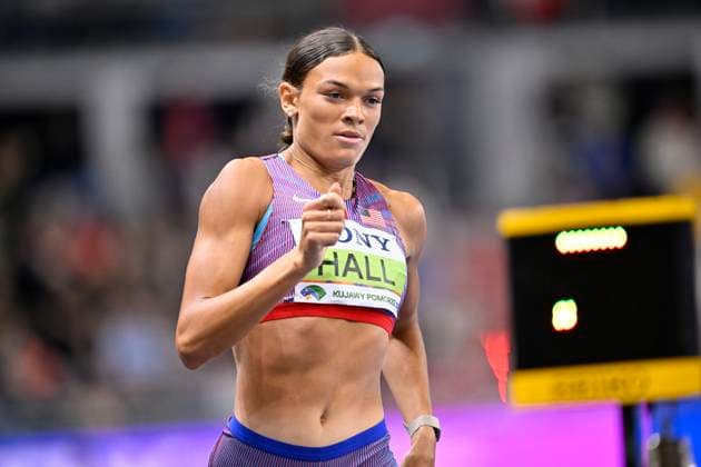 World Athletics Indoor Championships Kujawy Pomorze 2026 - day 3 TORUN, POLAND - MARCH 22 : Hall Anna (USA) in action during the pentathlon on day 3 of the World Athletics Indoor Championships Kujawy Pomorze 2026 on March 22, 2026 in Torun, Poland, 22 03 2026 Torun Poland  Copyright: xTomasxSiskx