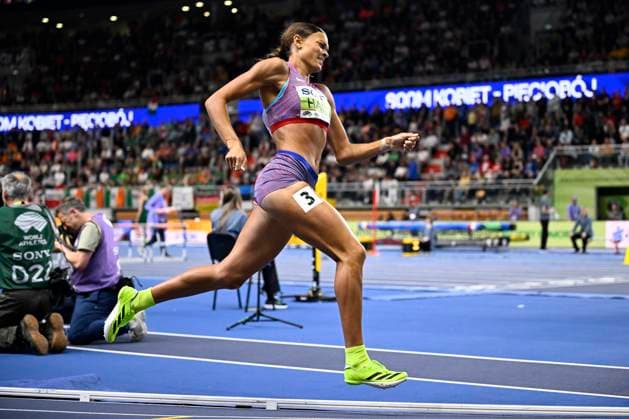 World Athletics Indoor Championships Kujawy Pomorze 2026 - day 3 TORUN, POLAND - MARCH 22 : Hall Anna (USA) in action during the pentathlon on day 3 of the World Athletics Indoor Championships Kujawy Pomorze 2026 on March 22, 2026 in Torun, Poland, 22 03 2026 Torun Poland  Copyright: xTomasxSiskx