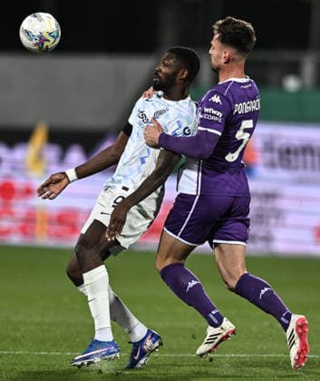 Mp Firenze 22 03 2026 - campionato di calcio serie A Fiorentina-Inter foto Matteo Papini Image nella foto: Marcus Thuram-Marin Pongracic 