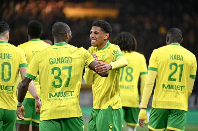 FC Nantes v RC Strasbourg Alsace - Ligue 1 McDonald s 2025 2026 17 Dehmaine ASSOUMANI (fcn) during the Ligue 1 McDonald s match between Nantes and Strasbourg at Stade de la Beaujoire on March 22, 2026 in Nantes, France. Nantes France  Copyright: xFEPx 776348329