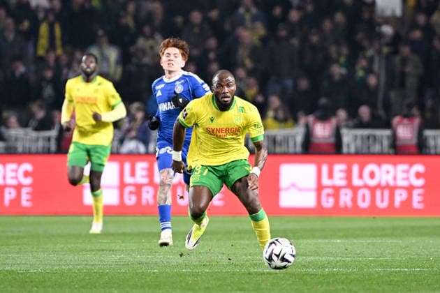 FC Nantes v RC Strasbourg Alsace - Ligue 1 McDonald s 2025 2026 37 Ignatius GANAGO (fcn) during the Ligue 1 McDonald s match between Nantes and Strasbourg at Stade de la Beaujoire on March 22, 2026 in Nantes, France. Nantes France  Copyright: xFEPx 776348329