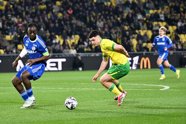 FC Nantes v RC Strasbourg Alsace - Ligue 1 McDonald s 2025 2026 10 Matthis ABLINE (fcn) during the Ligue 1 McDonald s match between Nantes and Strasbourg at Stade de la Beaujoire on March 22, 2026 in Nantes, France. Nantes France  Copyright: xFEPx 776348329