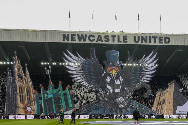 Newcastle United v Sunderland, Premier League A Newcastle Tifo during the Newcastle United v Sunderland Premier League match at St. James Park, Newcastle Upon Tyne, England on 22 March 2026 Credit: Lee Keuneke Every Second Media Editorial use only. All images are copyright Every Second Media Limited. No images may be reproduced without prior permission. All rights reserved. Premier League and Football League images are subject to licensing agreements with Football DataCo Limited. see https: www.football-dataco.com Copyright: xIMAGO EveryxSecondxMediax ESM-1872-0231 LeexKeunekex xEveryxSecondxMediax