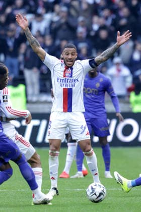 CORENTIN TOLISSO, Olympique Lione, Ligue 1, 2025-26, Olympique Lyonnais vs Monaco 1-2, 22-03-2026, Contrasto, Action, Gesti LIGUE 1 2025-26 OLYMPIQUE LIONE-MONACO 1-2