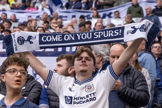 Tottenham Hotspur v Nottingham Forest, Premier League, Football, Tottenham Hotspur Stadium, London, UK - 22 Mar 2026 Tottenham Hotspur fans London Tottenham Hotspur Stadium Tottenham GBR, UK NEWSPAPERS OUT Copyright: xEllixBirchx