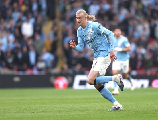 Erling Haaland (MC) at the Carabao Cup Final Arsenal v Manchester City match, at Wembley Stadium, London, UK on 22nd March 2026. 