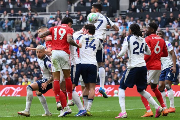 Tottenham Hotspur v Nottingham Forest - Premier League Igor Jesus of Nottingham Forest scores a goal to make it 0-1 during the Premier League match between Tottenham Hotspur and Nottingham Forest at the Tottenham Hotspur Stadium in London on March 22, 2026. London Greater London United Kingdom  Copyright: xMIxNewsx originalFilename:fletcher-tottenha260322_npbK9.jpg