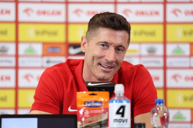 Sport Bilder des Tages WARSZAWA 23.03.2026 KONFERENCJA PRASOWA REPREZENTACJI POLSKI --- POLISH FOOTBALL national team, Nationalteam press conference, PK, Pressekonferenz ROBERT LEWANDOWSKI FOT. PIOTR KUCZA FOTOPYK NEWSPIX.PL --- newspix.pl 