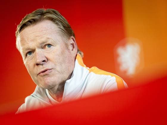 ZEIST - Netherlands national team, Nationalteam coach Ronald Koeman looks ahead to the friendly match against Norway. ANP KOEN VAN WEEL xVIxANPxSportx xxANPxIVx 554184940 originalFilename: 554184940.jpg