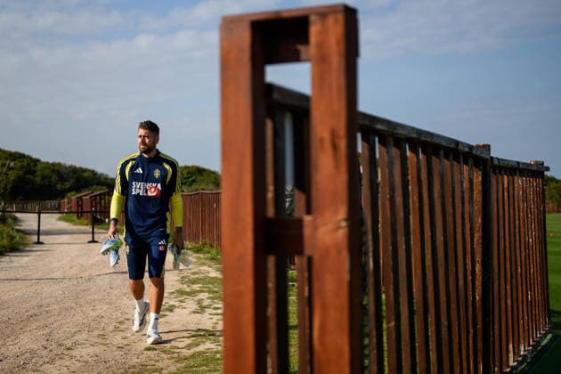 260323 goalkeeper Kristoffer Nordfeldt of the Swedish national football team during a training session on March 23, 2026 in Valencia. Photo: Joel Marklund BILDBYRAN kod JM JM0804 bbeng fotboll football soccer fotball vm-kval FIFA World Cup, WM, Weltmeisterschaft, Fussball qualifier qualifier träning practice training sverige sweden sverige a Copyright: JOELxMARKLUND BB260323JM025