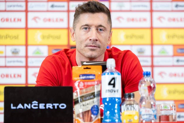 Poland national team, Nationalteam press conference, PK, Pressekonferenz Robert Lewandowski during a Poland national team press conference ahead of the FIFA World Cup, WM, Weltmeisterschaft, Fussball 2026 qualifier semi-final match Poland vs Albania in Warsaw, Poland, on March 23, 2026 Warsaw Poland  Copyright: xFotoxOlimpikx originalFilename:jastrzebowski-polandna260323_npQIx.jpg