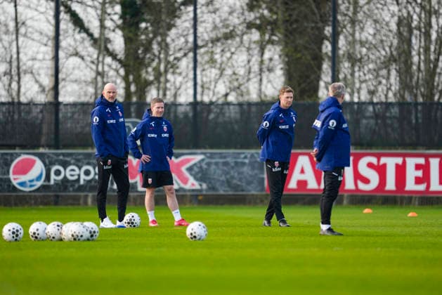 Men s national football team, press conference with national team manager Stale Solbakken Alkmaar, Netherlands 20260323 Training with the Norwegian men s national football team at AZ Alkmaar training Complex Photo Fredrik Varfjell NTB Alkmaar Netherlands EDITORIAL USE ONLY RESTRICTED USE FOR BETTING COMPANIES  Copyright: xFredrikxVarfjellx xNTBx