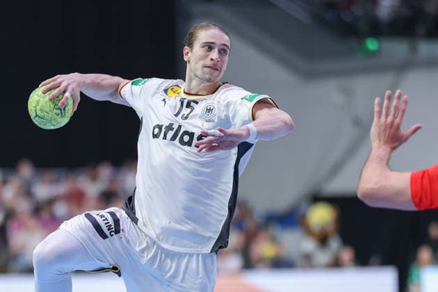 Deutschland - Ägypten, Handball-Testspiel Juri Knorr (Deutschland, 15). Handball-Länderspiel der Männer zwischen Deutschland und Ägypten in der ÖVB-Arena in Bremen am 22. März 2026, Bremen Bremen Deutschland ÖVB-Arena