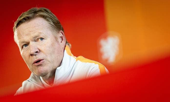 ZEIST - Netherlands national team, Nationalteam coach Ronald Koeman looks ahead to the friendly match against Norway. ANP KOEN VAN WEEL xVIxANPxSportx xxANPxIVx 554187617 originalFilename: 554187617.jpg