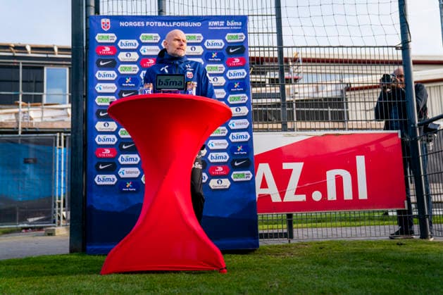 Men s national football team, press conference with national team manager Stale Solbakken Amsterdam , Netherlands 20260323 Norway national team manager Stale Solbakken during a press conference with the Norwegian men s national football team at the AZ Alkmaar training Complex Photo Fredrik Varfjell NTB Amsterdam Netherlands EDITORIAL USE ONLY RESTRICTED USE FOR BETTING COMPANIES  Copyright: xFredrikxVarfjellx xNTBx